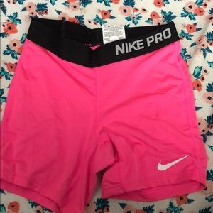 GIRLS SIZE LARGE pink nike spandex